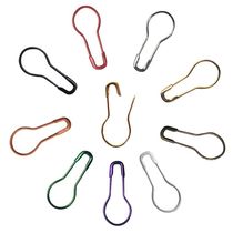 100Pcs Safety Pin Gourd Shape Mix Color Metal Pins Crafts Kn