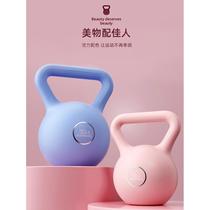 Kettlebell womens home fitness equipment mens dumbbell kettle exercise butt lift squat strength training sports kettlebell