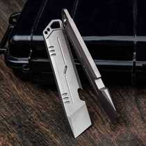 Titanium alloy crowbar multifunctional EDC tool screwdriver crowbar portable outdoor emergency tool