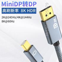 显示器4K144hz雷电转接头dp8K2minidp-迷你ULT笔记本une转线1 4