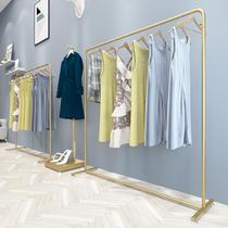 Clothes rack floor-standing folding home bedroom bold clothes hanger balcony clothes drying pole simple single pole clothes drying rack