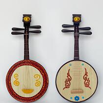 Among the real props Ruan JVP Qin Qin Pipa March lute decorative ornaments music photography wood photography catwalk performance string performance