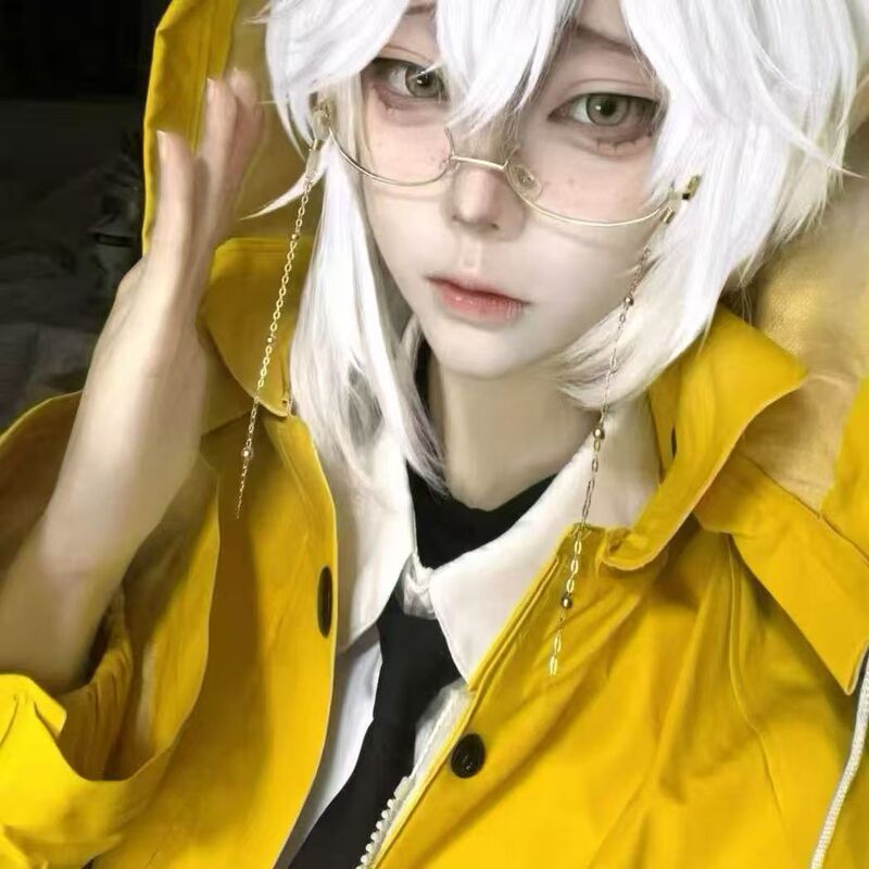 Touqi Gudao Bailing Cosplay Costume, Bailing Same Style Raincoat, Rainproof and Explosion-Proof Polyester Long Raincoat, Cycling Poncho