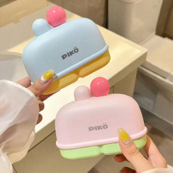 Dopamine Soap Box Student Dormitory 2025 New Model Household Bathroom Draining Soap Box with Lid Portable Storage Box