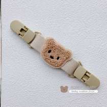 Clip to prevent shoulder fall bib overalls trousers holder baby adjustable handkerchief delicious saliva tissue anti-fall artifact clip