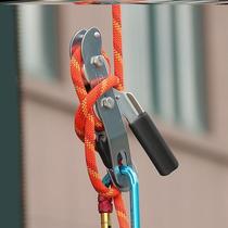 High-altitude descender high-rise escape descender home climbing rope 8-shaped ring descender speed descender fall arrester self-locking
