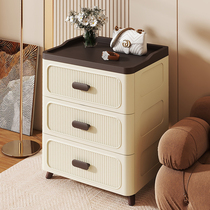 Storage cabinet drawer-type plastic household storage cabinet living room bedroom floor-standing multi-layer chest of drawers bedside storage cabinet