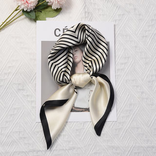 Французский шелковый платок для женщин, квадратный платок из тутового шелка, модный и универсальный, с ощущением роскоши, подарок на день рождения или Новый год для мамы или девушки.