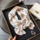 Bufanda de seda francesa de morera para mujer, pañuelo estampado de primavera y verano, cinta, regalo de cumpleaños y Año Nuevo para madre y novia