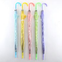 Customized umbrella light advertising Korean version enlarged advertising umbrella treatment rainproof student UV gift reinforcement girl