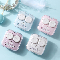 Japanese contact lens cleaner electric contact lens box corneal shaping automatic cleaning and rinse machine restoration instrument