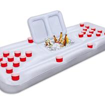 Swimming pool floating water tray outdoor pool table tennis inflatable game table beer drink ice bar camping ice bucket