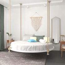 Hammock home bedroom fun bed and breakfast double indoor European style sleepable hanging balcony Douyin swing iron art