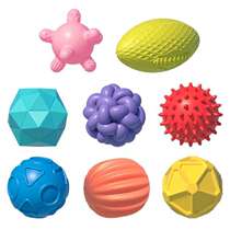Baby toys can touch the baby touch touch handshake feel nibble on the ball sense system massage catch train catch and bite the ball.