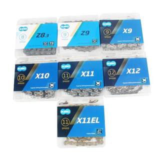 Kmc chain 9/10/11 speed mountain road bike 8/12 bike folding chain speed x silver guimeng 30