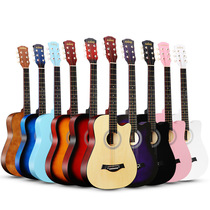 Factory direct sales 38-inch guitar 41-inch folk acoustic guitar complete set of accessories for beginners to practice for beginners