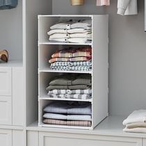 Clothes storage household plastic storage box wardrobe clothing storage storage good things simple combination wardrobe