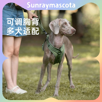 Sunraymascota Dog Harness Pet Vest-Style Vest for Small and Medium-Sized Dogs Anti-Escape Leash