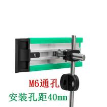 Conveyor guardrail bracket aluminum profile fixed bracket conveyor belt accessories cross chuck T-clip diameter 12mm