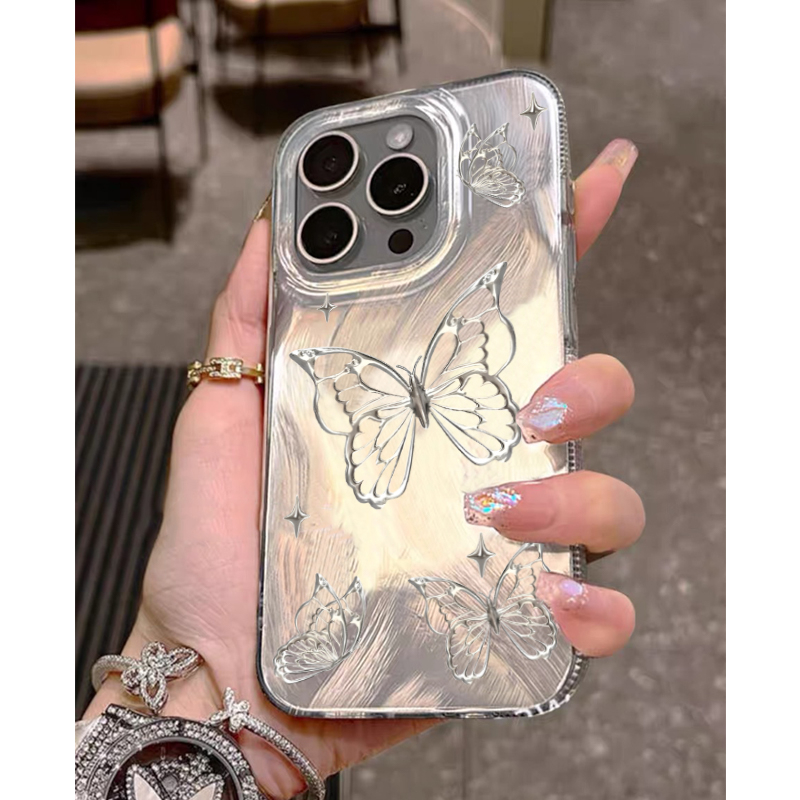 Butterfly is suitable for iphone15promax phone case iPhone 14xrs Huawei Pura70mate604nova OnePlus OPPO12 Redmi K70_voghion.com