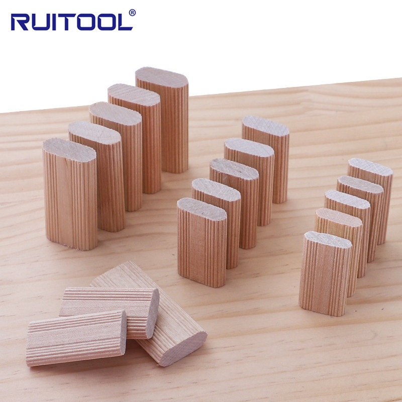 ドミノ木製ダボ無垢材木製チップブナ材プラグ木工家具接合コネクタ