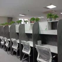 Self-study room study table immersive postgraduate entrance examination self-study room tutoring training class closed internet celebrity balcony self-study table and chairs