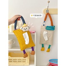 Tissue box car cute creative back-mounted storage bag tissue bag bedroom bathroom restaurant tissue paper box