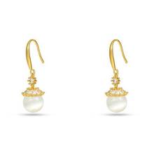 Korean retro cats eye stone Hepburn style French earrings celebrity temperament niche design ear hooks new trendy micro-setting