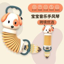 Childrens accordion cross-border Asia infant car toy pendant cute baby elephant hurdy-gurdy dog ​​music instrument