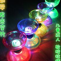 Campus diabolo three-five bearing soft glue diabolo double-headed beginners children old people light diabolo primary school students ring the bell