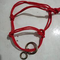 Cattle tying faucet bridle set tethering rope tying cattle neck set cage set cattle rope set cattle reins cattle farm equipment