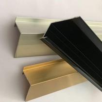 Aluminum gold edge strip buckle metal pressed edge wall tiles anti-f no brand drop pendant background wall pressed and wrapped edge dry