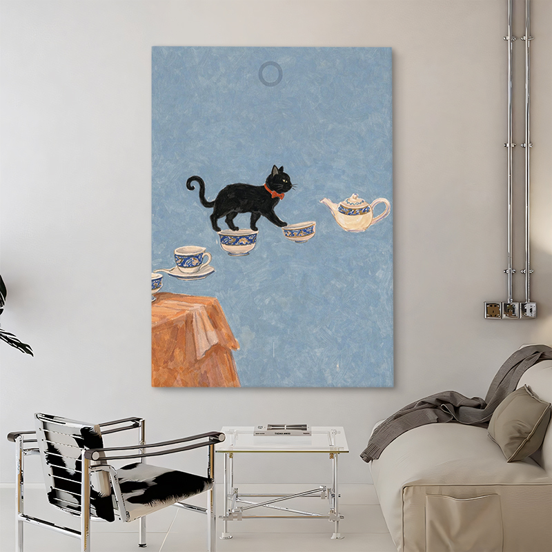 Nordic Bauhaus Style Painting, Hand-Painted Oil Painting for Living Room, Niche Abstract Bedroom Decorative Painting, Entrance Wall Hanging Nordic Bauhaus Style Painting, Hand-Painted Oil Painting for Living Room, Niche Abstract Bedroom Decorative Painting, Entrance Wall Hanging
