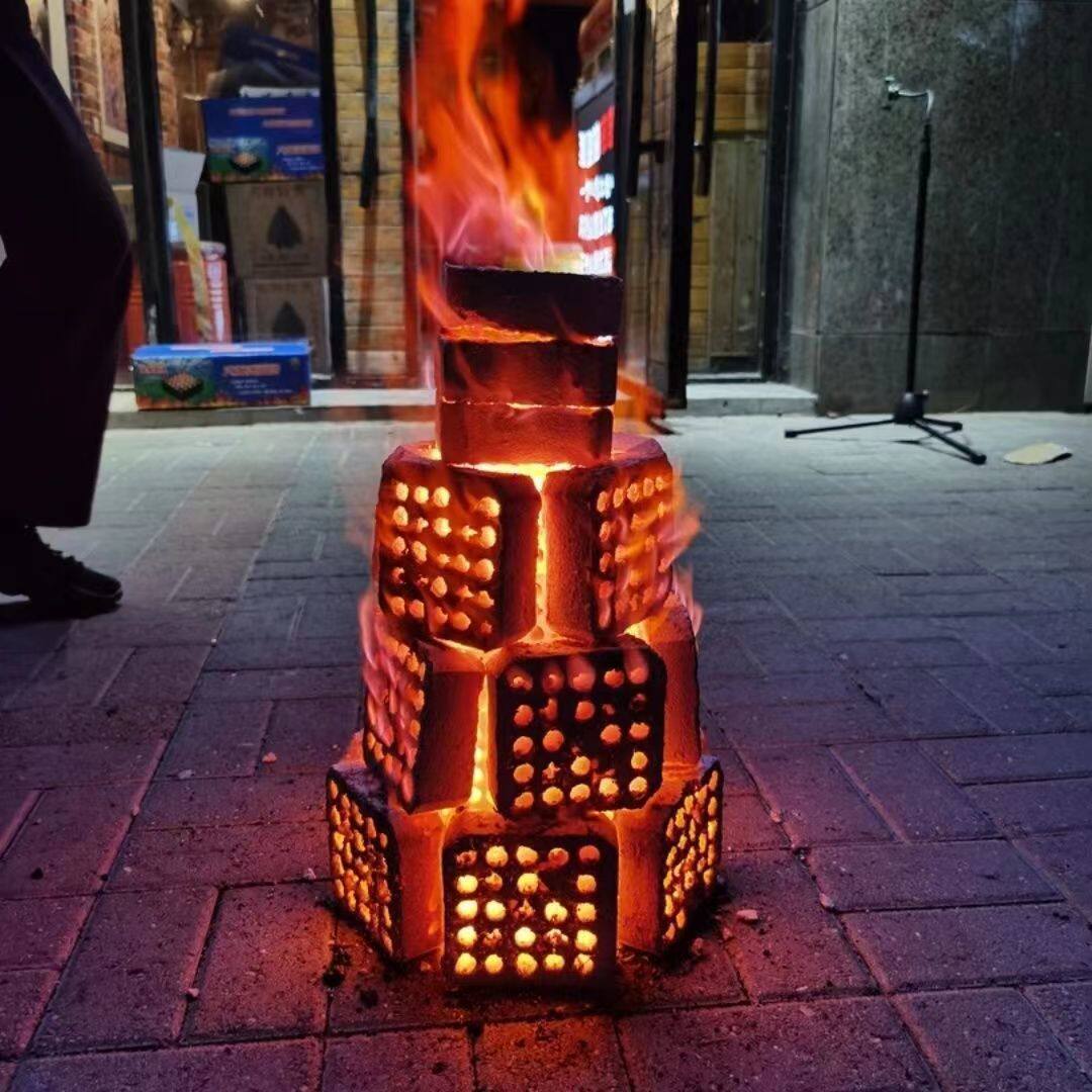 吉祥春节旺火蜂窝煤香火旺塔，过年新年宝塔篝火烧烤环保晚会庆祝-其它烧烤用品-淘宝好物网