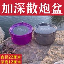 Deep loose bait fully magnetic special material box transparent box with opening new cannon tray black pit large bait fishing chair with strong magnet·
