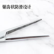 Cupping pliers special cotton clamp for cupping stainless steel hemostatic pliers straight head tweezers fishing pet hair plucking