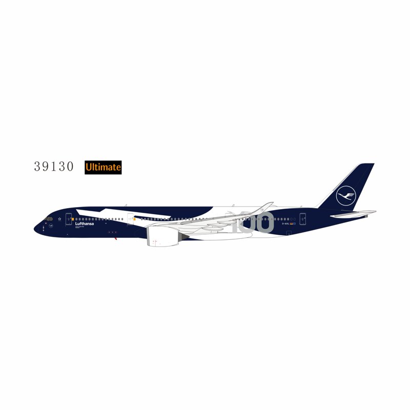 Ng39130 Collector's Edition/39131 Regular Edition German Lufthansa A350-900 D-Aixl 100Th Anniversary