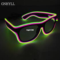 Hot sales EL Glasses EL Wire Fashion Neon LED Light U