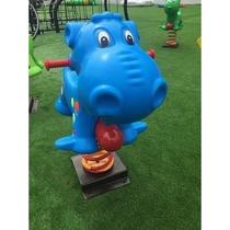 Kindergarten outdoor park childrens rocking horse outdoor amusement facilities double spring seesaw KWP rocking area rocker