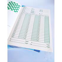 Chinese chess score review learning chess record paper score record book game score record book record book