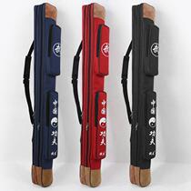 Tai Chi sword bag double-layer thickened sword bag canvas sword bag womens advanced back-style martial arts knife bag sword bag can be carried on the back