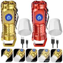 LED Powerful Handheld Flashlight USB Rechargeable Handheld