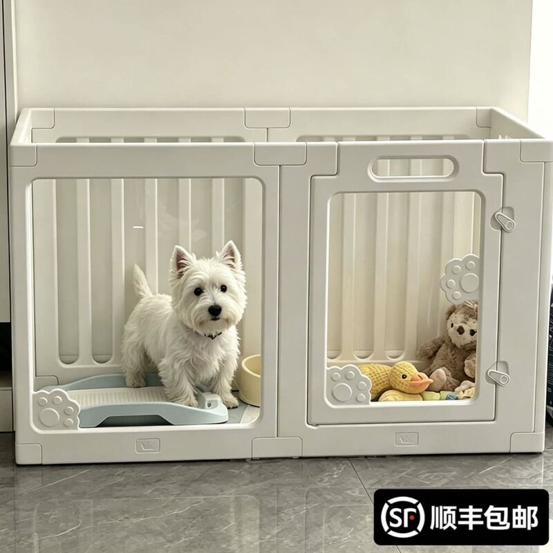 Indoor Pet Transparent Acrylic Fence Isolation Door for Home Use, Stable Dog Enclosure, No-Drill Anti-Escape Barrier Indoor Pet Transparent Acrylic Fence Isolation Door for Home Use, Stable Dog Enclosure, No-Drill Anti-Escape Barrier
