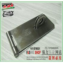 Super low price 3A brand thickened and enlarged 304 stainless steel lock door buckle padlock lock plate box buckle buckle 4 inches