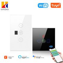 Tuya wifi smart fan switch mobile app remote voice intelligent control 86 type 120 type fan switch