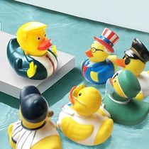 Rubber Duck Baby Bath Toys Us President Trump Funny Duck Sou