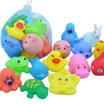10pcs Set Kids Cute Animal Baby Bath Toys Colorful Swimming