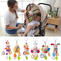 Newborn Baby Plush Stroller Toys Baby Rattles Mobiles Cartoo