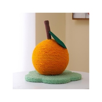 Cat climbing frame does not take up space. Household manufacturer direct sales cat scratching board small claw grinding cat toy cat scratching ball made of orange