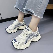 Spring height-increasing womens shoes new dad shoes womens fashion versatile casual sports dad shoes in stock